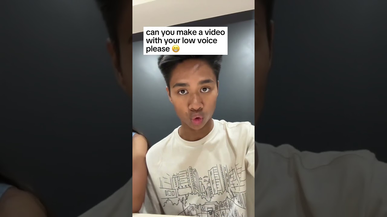 Here&rsquo;s my low voice 😏