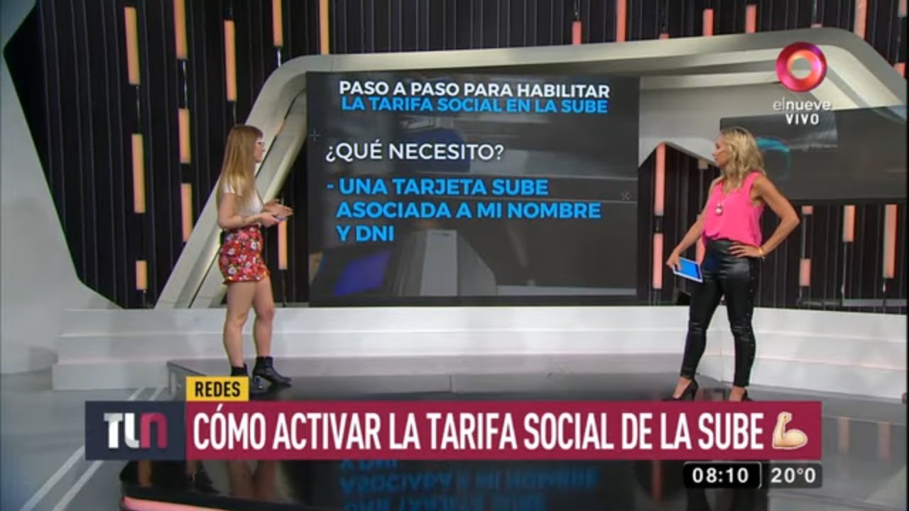 Cómo activar tarifa social en la Sube