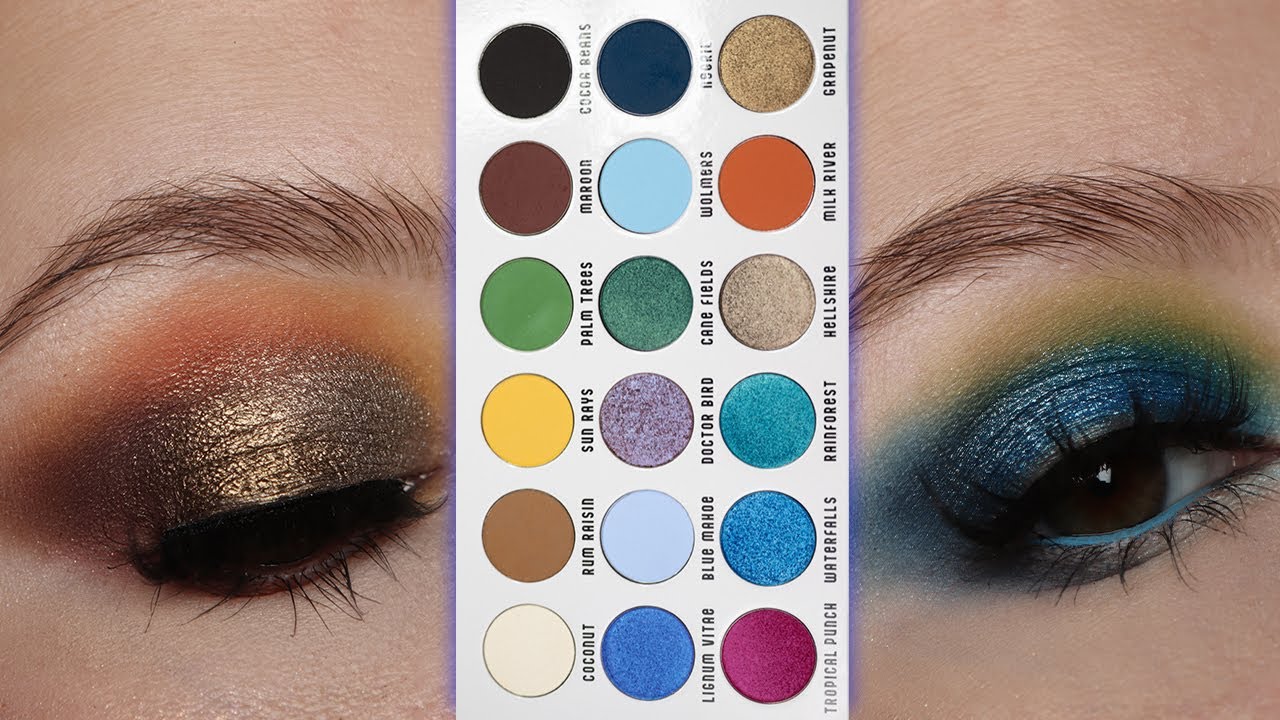 Sydney Grace X The Fancy Face TropiCOLOR palette | Swatches & 2 looks