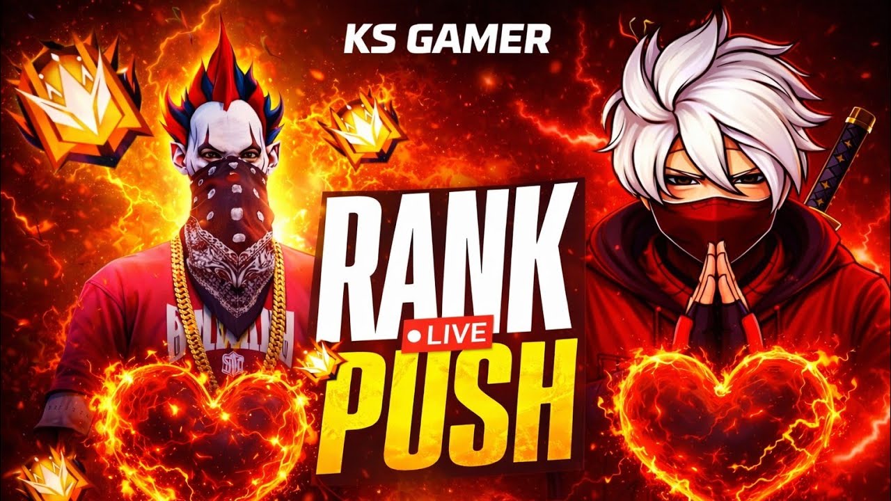 RANK PUSH LIVE NOW 🔥 | OP Gameplay | KS GAMER