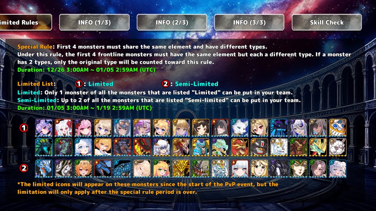 Neo Monsters PvP Season 2️⃣1️⃣ ✨Special Rule✨(🔥🍀⚡️)