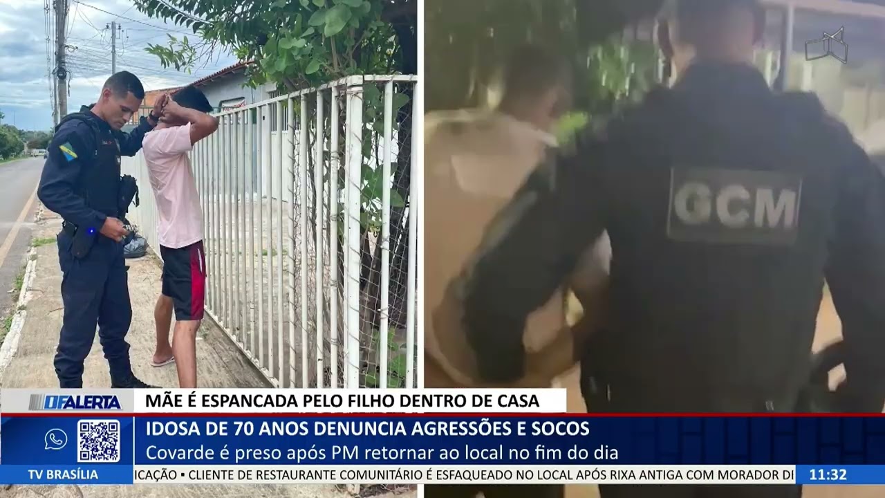DF ALERTA - Idosa de 70 anos denuncia agressões e socos