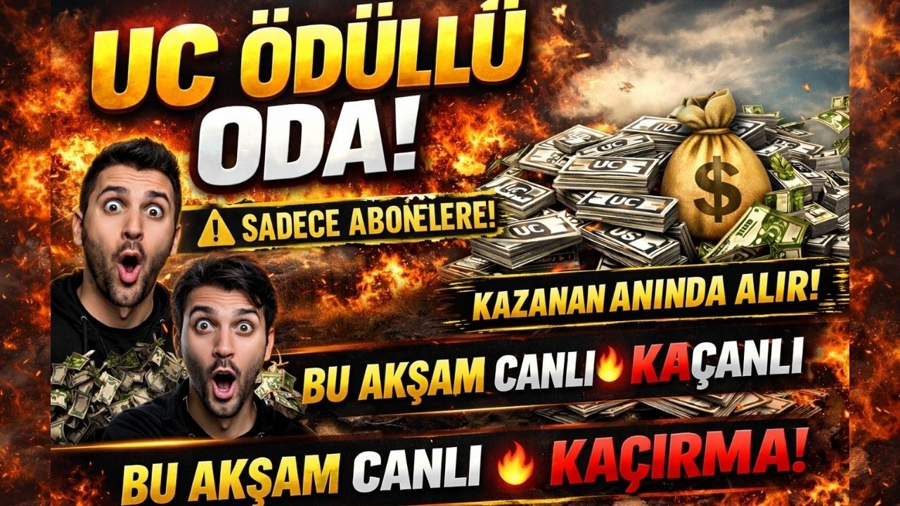 💎 PUBG UC Ödüllü Oda – Kazanan UC’yi Kapar!