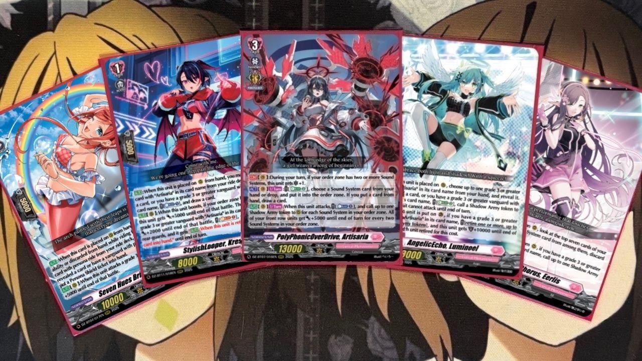Описание моей колоды Artisaria для Cardfight Vanguard после выхода дополнения Symphony of Might &...
