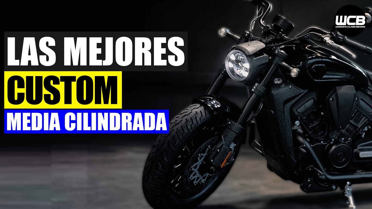 Las MEJORES MOTOS CRUCERO/CHOPPER de MEDIANA CILINDRADA