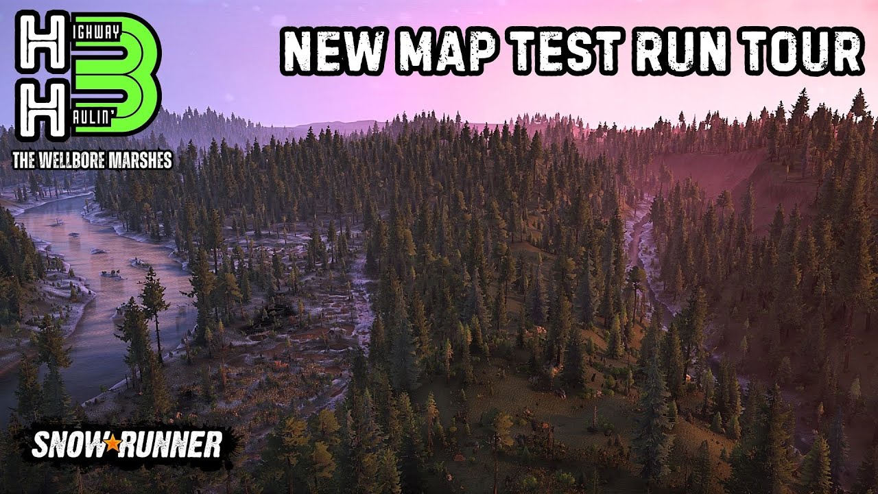 New Oil Rig Focused Mod Map - Highway Haulin 3 The Region - Snowrunner