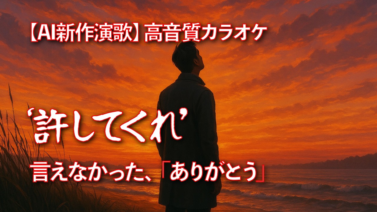 【AIが歌う新作演歌】言えなかった 