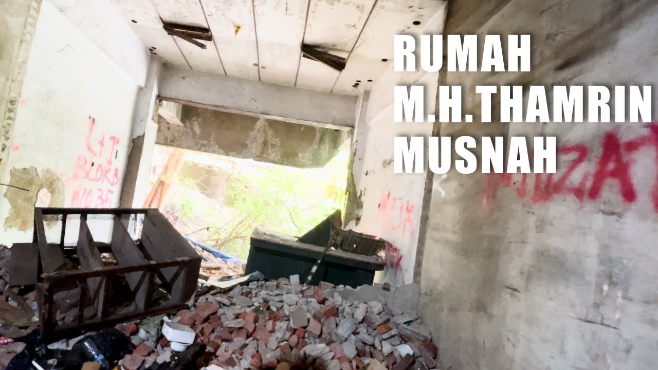 Rumah MH Thamrin Sudah Musnah