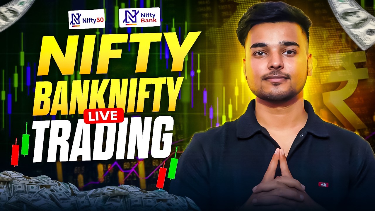 LIVE OPTIONS TRADING NIFTY 50 & SENSEX | 24 JUL | #livetrading #livescalping #thetraderkaushik