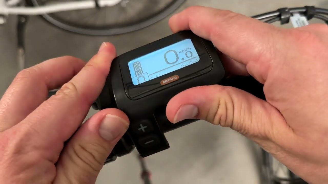 E-Bike Bafang Computer (DP C11.CAN-BUS) Bedienungsanleitung (GRUNDIG GCB-1 Anleitung)