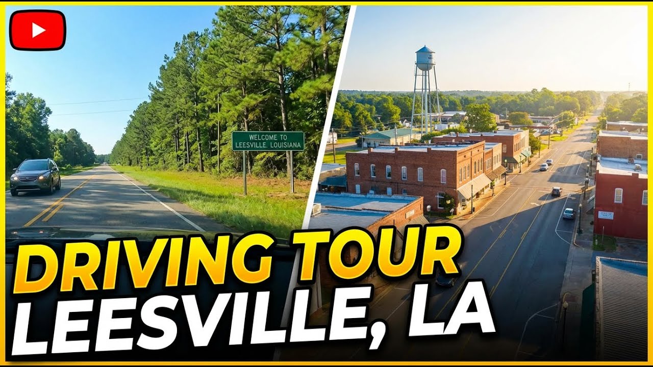 Driving through Leesville, Louisiana