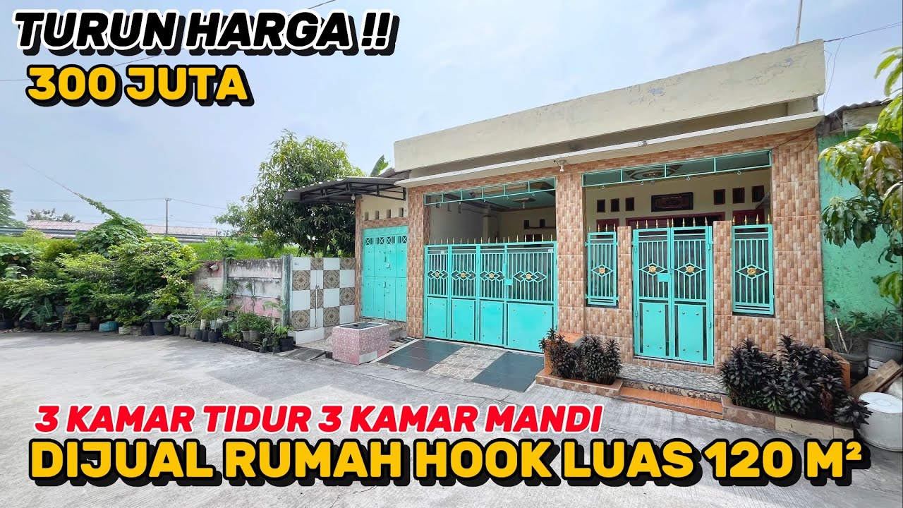 DIJUAL BU !! RUMAH HUUK ADA WARUNGNYA 120 M² || MURAH TURUN HARGA 300 JUTA NEGO SAMPAI JADI