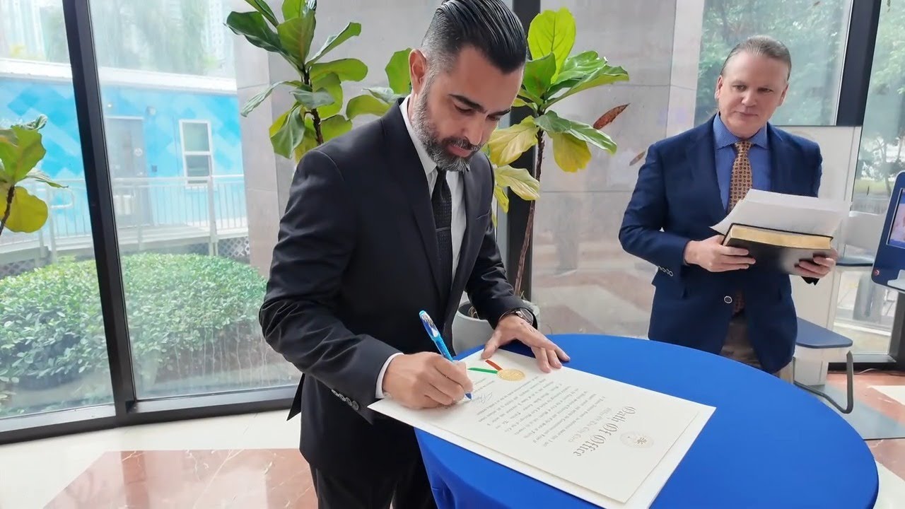 James Reyes Sworn In as City of Miami City Manager