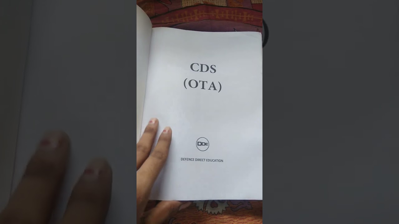 Best book for CDS OTA ☺️&hearts;️#cds #ota #jaihind #dream #armylover