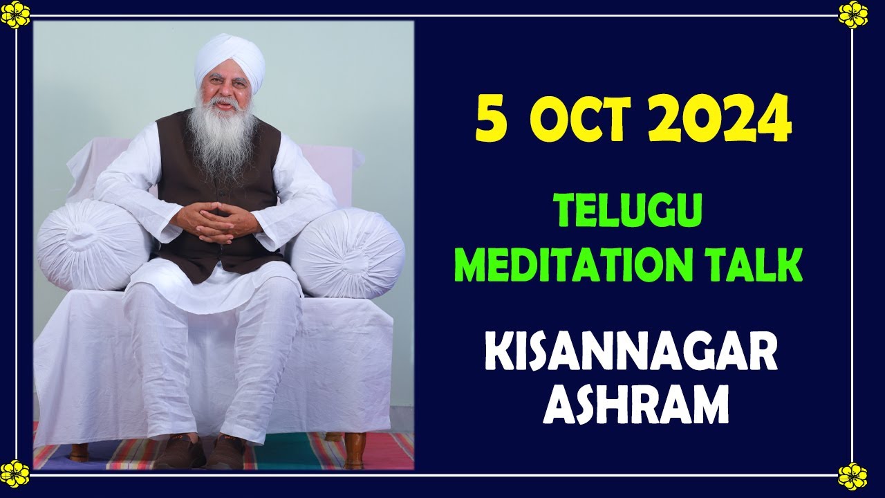 🔴LIVE! :05th OCT 2024 || Meditation talk || Baba Ramsingh ji Maharaj