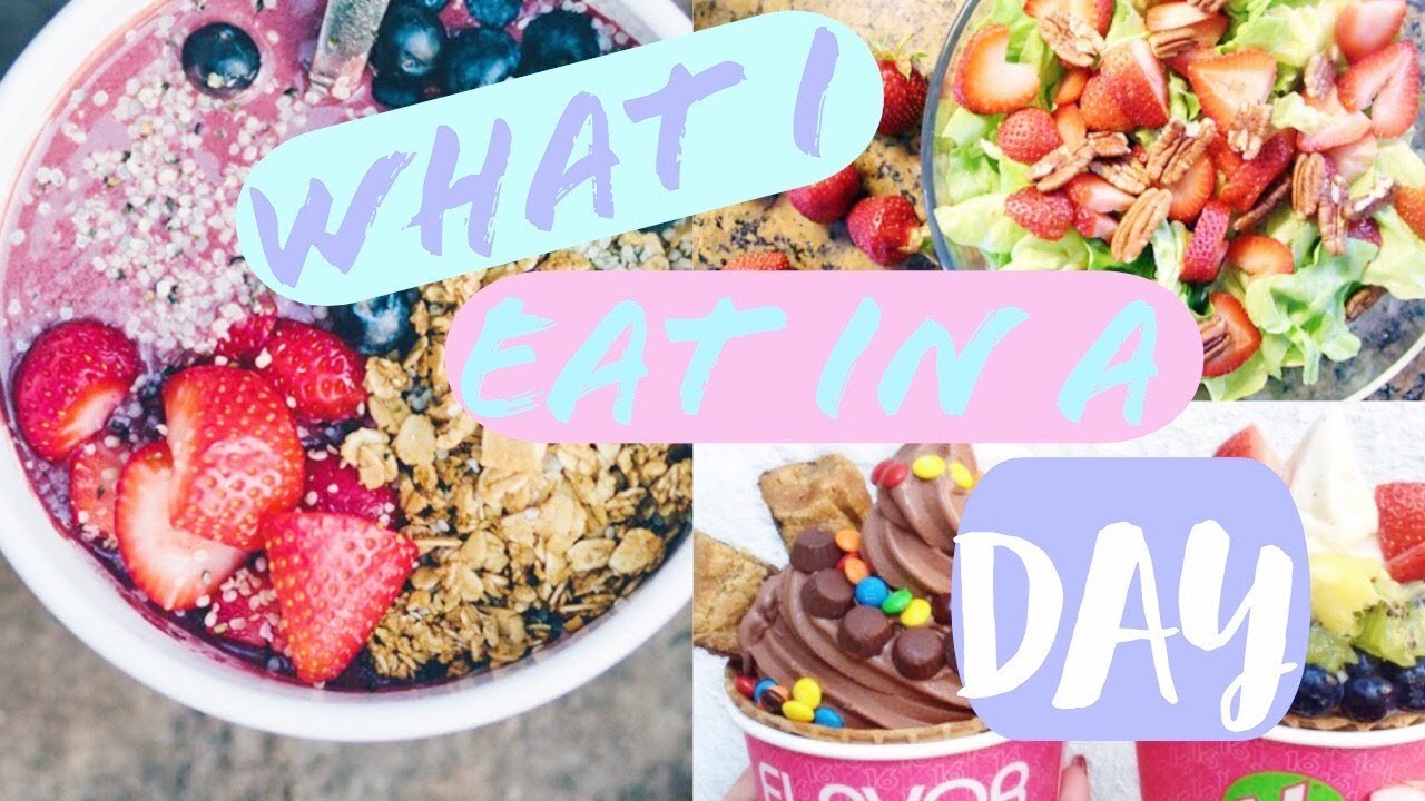 what i eat in a day // healthy (kinda)