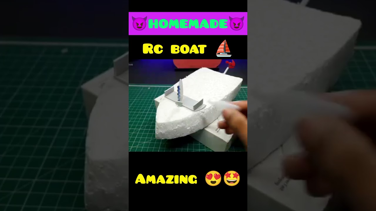How to Make RC Boat at Home | DIY Remote Control Boat Using Old RC Car 🚤