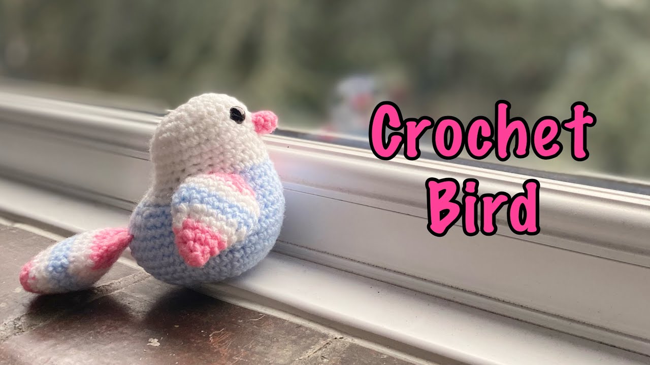 Crochet bird/ crochet bird/ Amigurumi bird/ crochet a key chain/ (Beginner friendly)