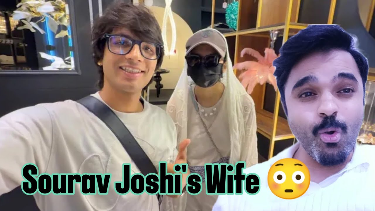 Sourav Joshi Showing His Wife First Time|Zaid saleem|Pakistani Reactions 