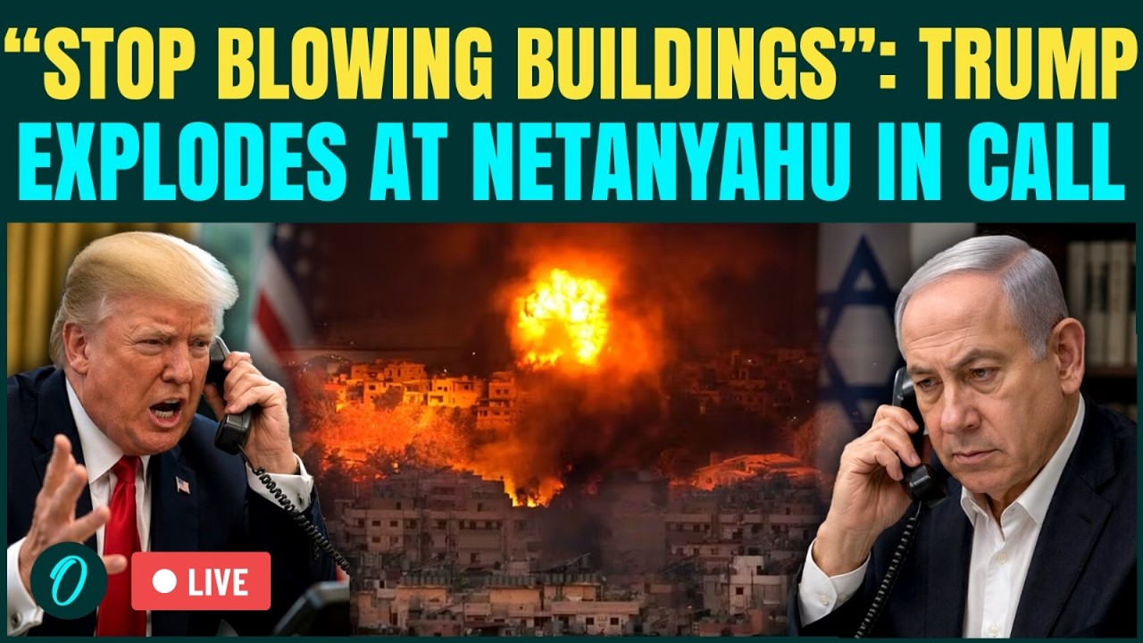 U.S.-Israel ALLIANCE ENDS LIVE | Trump BLASTS Netanyahu Over Lebanon Strikes On MOU Day