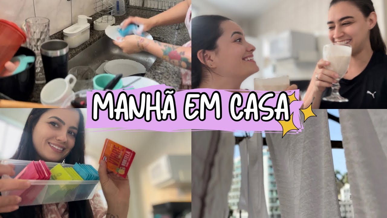 CAFÉ + ASMR + ROTINA REAL ☕️🧼