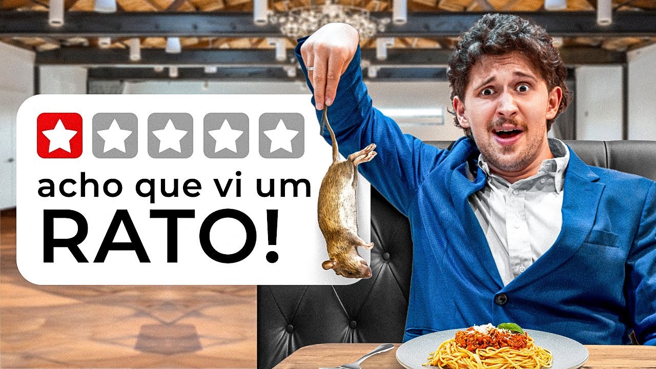 Fui nos restaurantes com PIOR avaliação do Brasil!