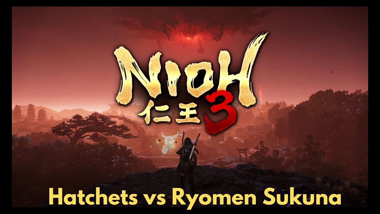 Nioh 3 - Hatchets vs Ryomen Sukuna [4K 60 FPS PS5]