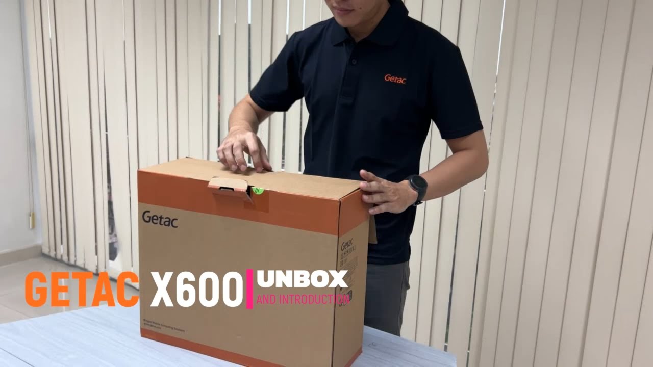 Unbox Getac X600 Fully Rugged