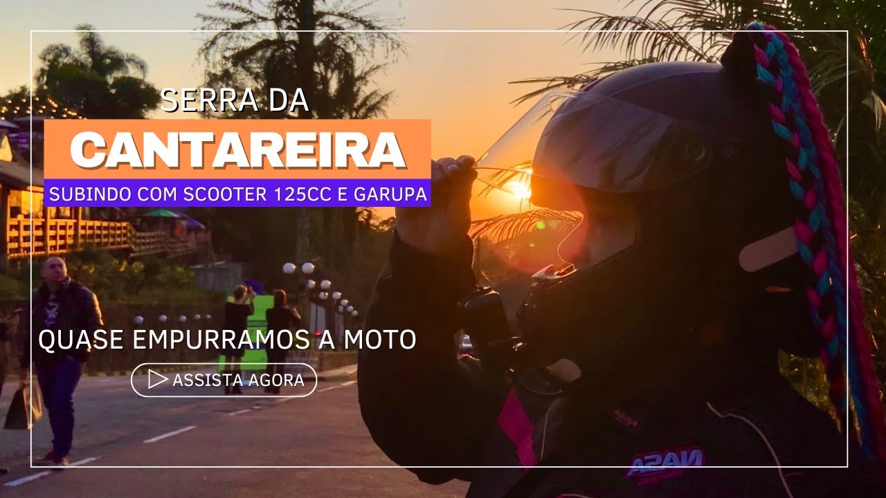 SERRA DA CANTAREIRA COM SCOOTER 125CC - O VELHÃO E DECK CANTAREIRA