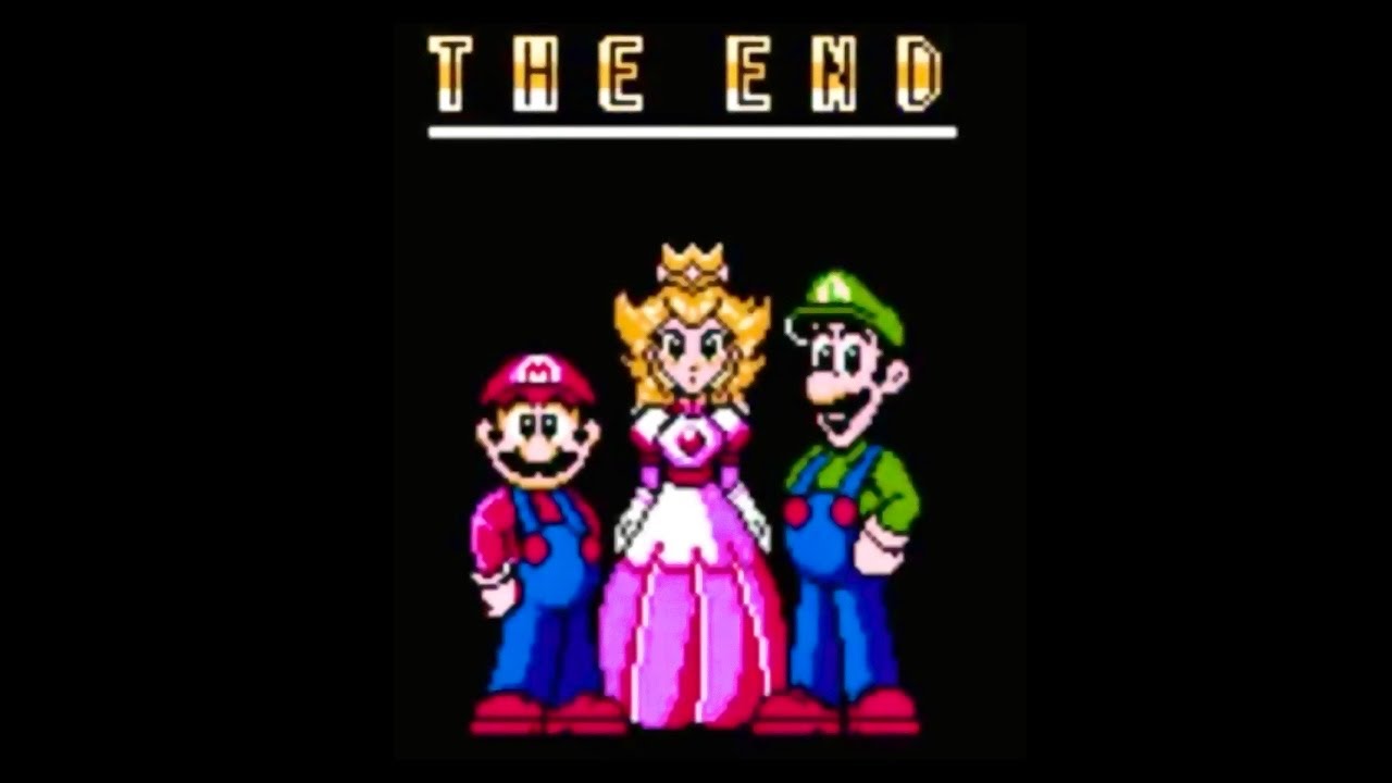 Evolution of Super Mario NES Games Endings