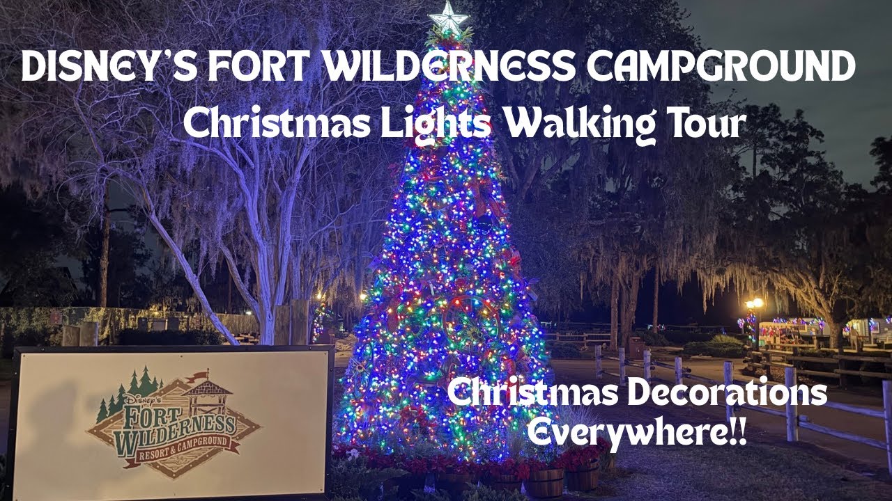 CHRISTMAS TOUR OF DISNEYS FORT WILDERNESS CAMPGROUNDS