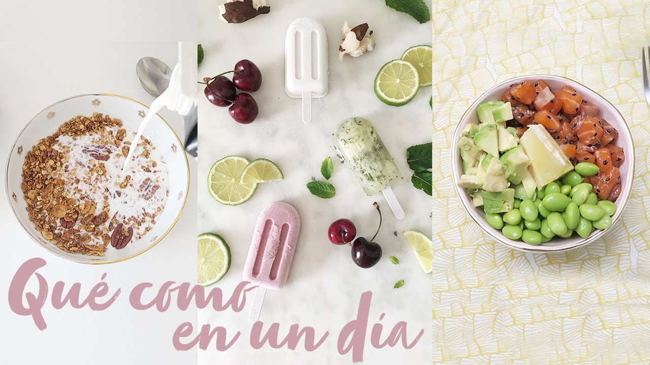 QUÉ COMO EN UN DÍA | RECETAS FÁCILES SALUDABLES