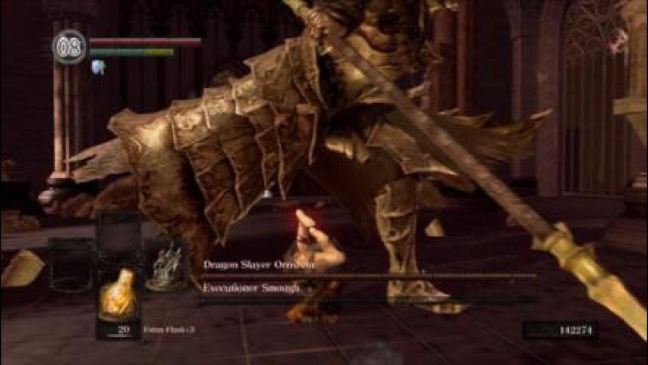 Super Ornstein & Smough - Minimum Stats Dragon Greatsword [+0] [Flawless] Dark Souls 1