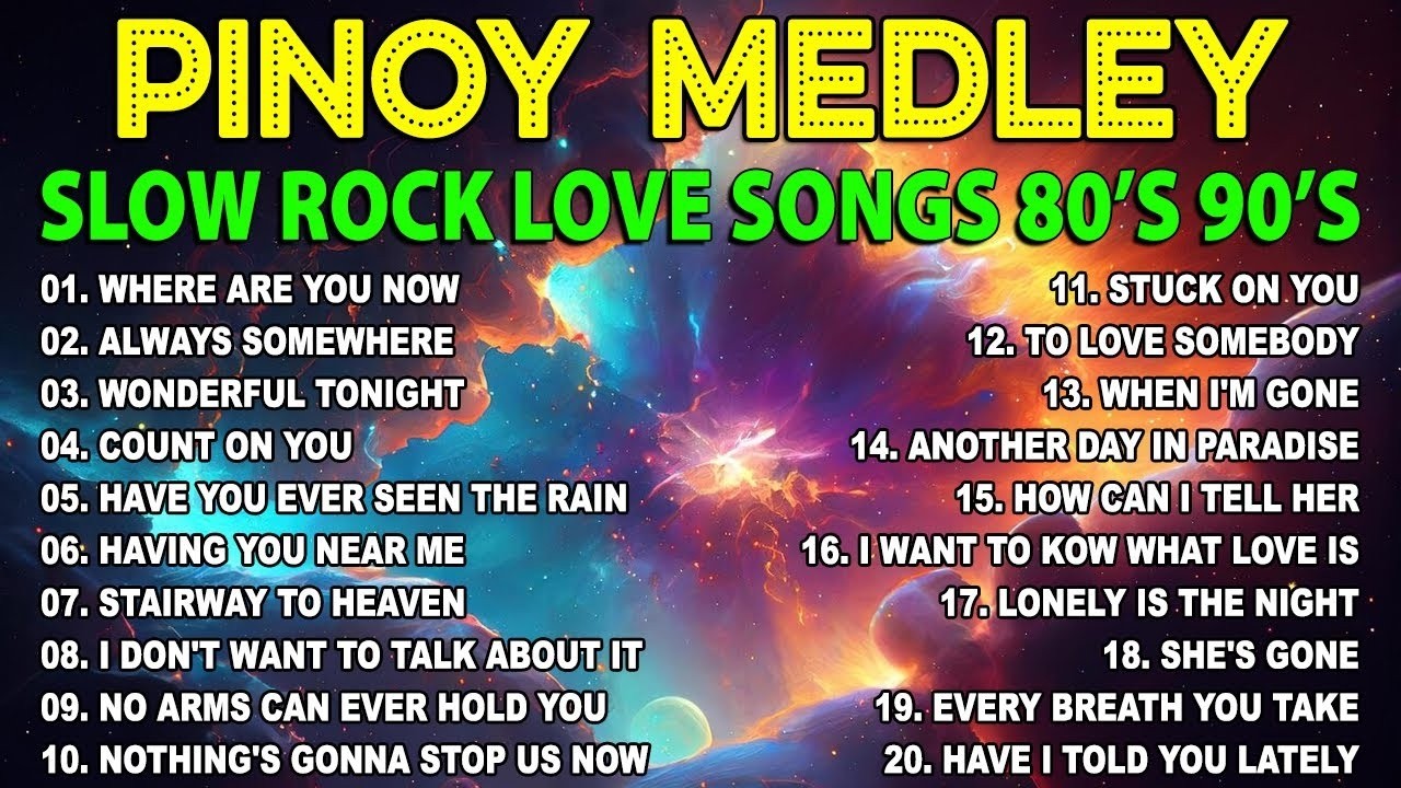 Slow Rock Love Songs Collection 70s 80s 90s | Nonstop Slow Rock Pinoy Medley 🎙️Best Luamang Tugtugin