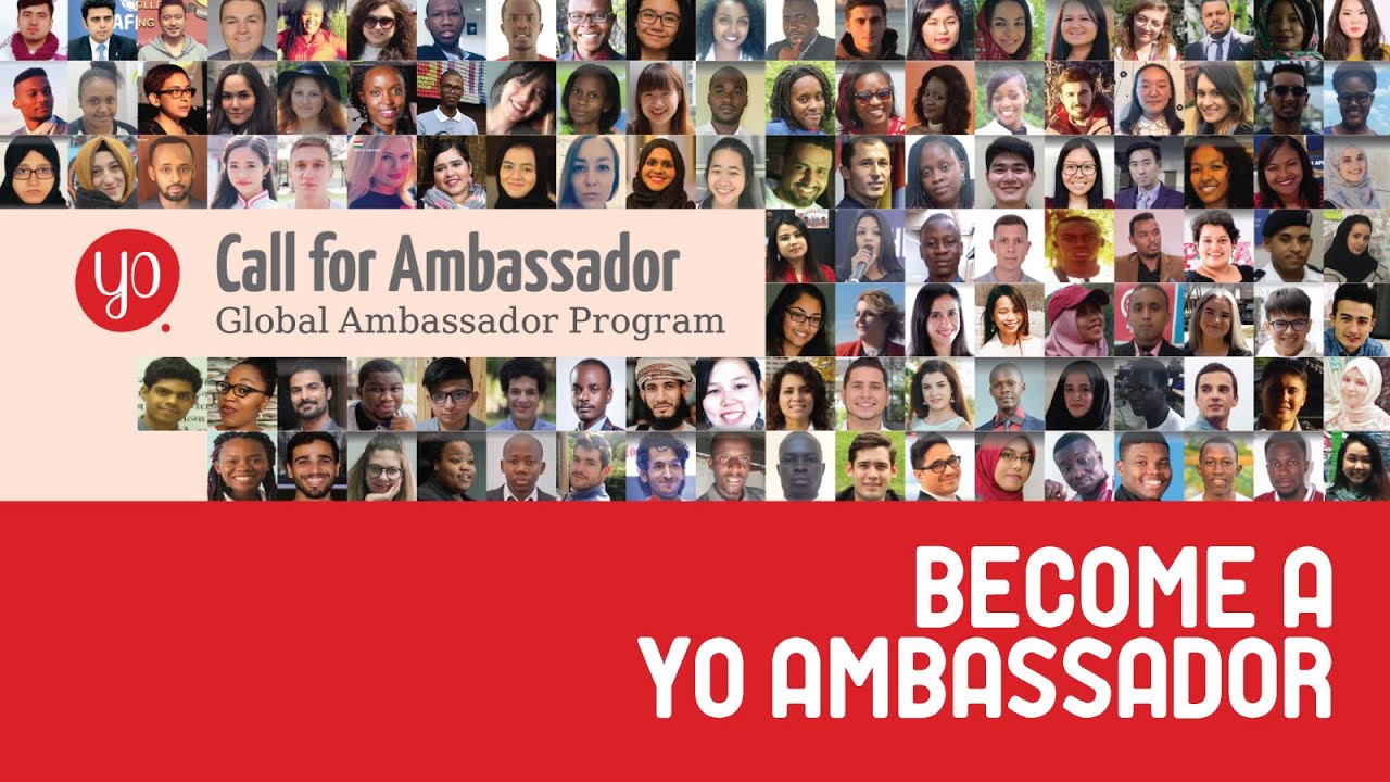 Become a Global Ambassador of Youth Opportunities for 2019-20 📣📣