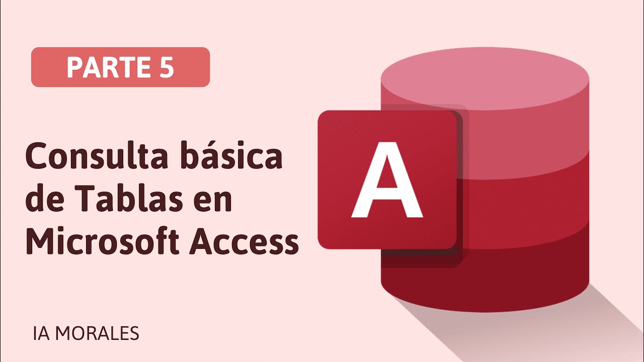 Cómo crear CONSULTAS en Microsoft Access de forma sencilla | Access (2010, 2013, 2016, 2023)