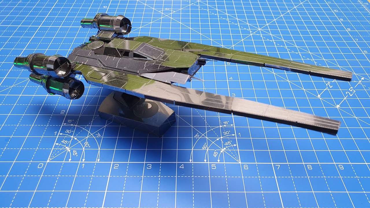 Build the Metal Earth Star Wars U-Wing Fighter