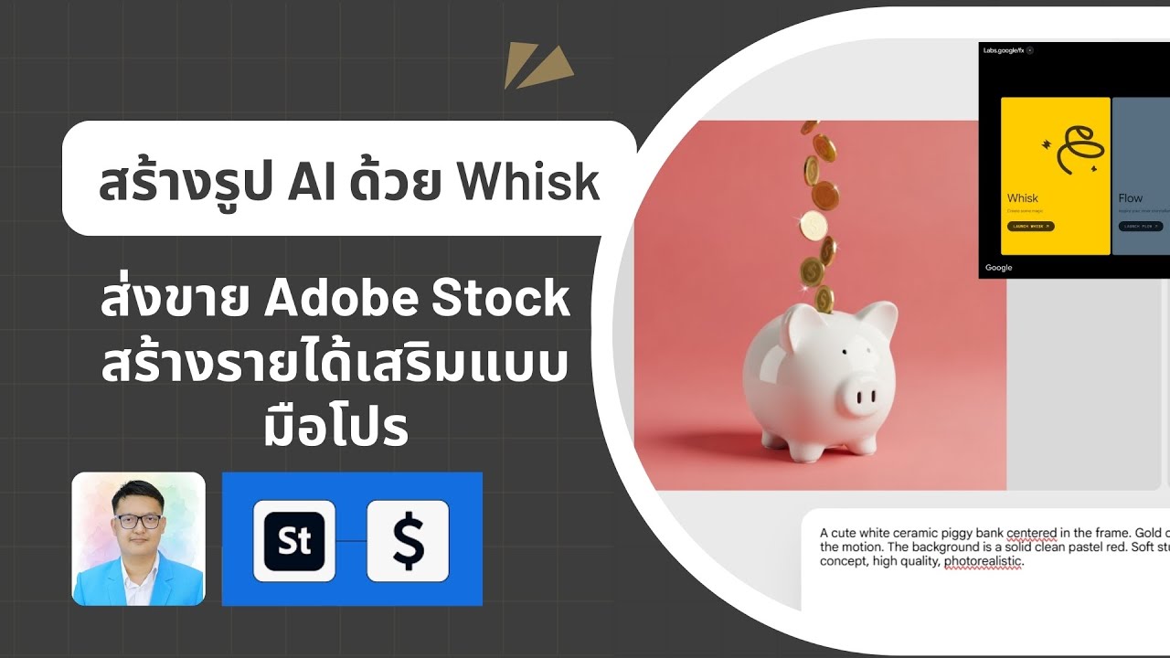 Adobe Stock ขายรูป AI ได้เงิน สูตรสำเร็จครบตั้งแต่เริ่มต้น