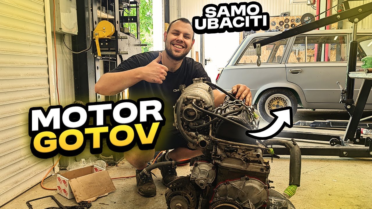Složio Sam Motor za Ladu… Šta Bi Moglo Poći Po Zlu? // LADA ZA STAZU