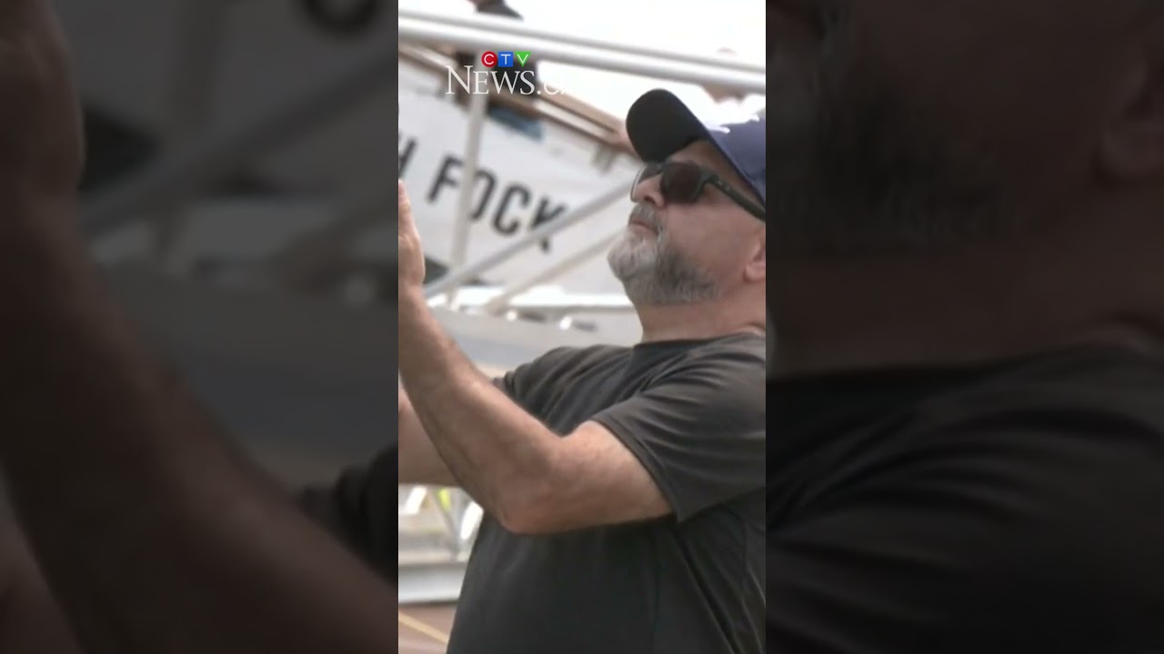 Немецкий корабль посетил набережную Галифакса