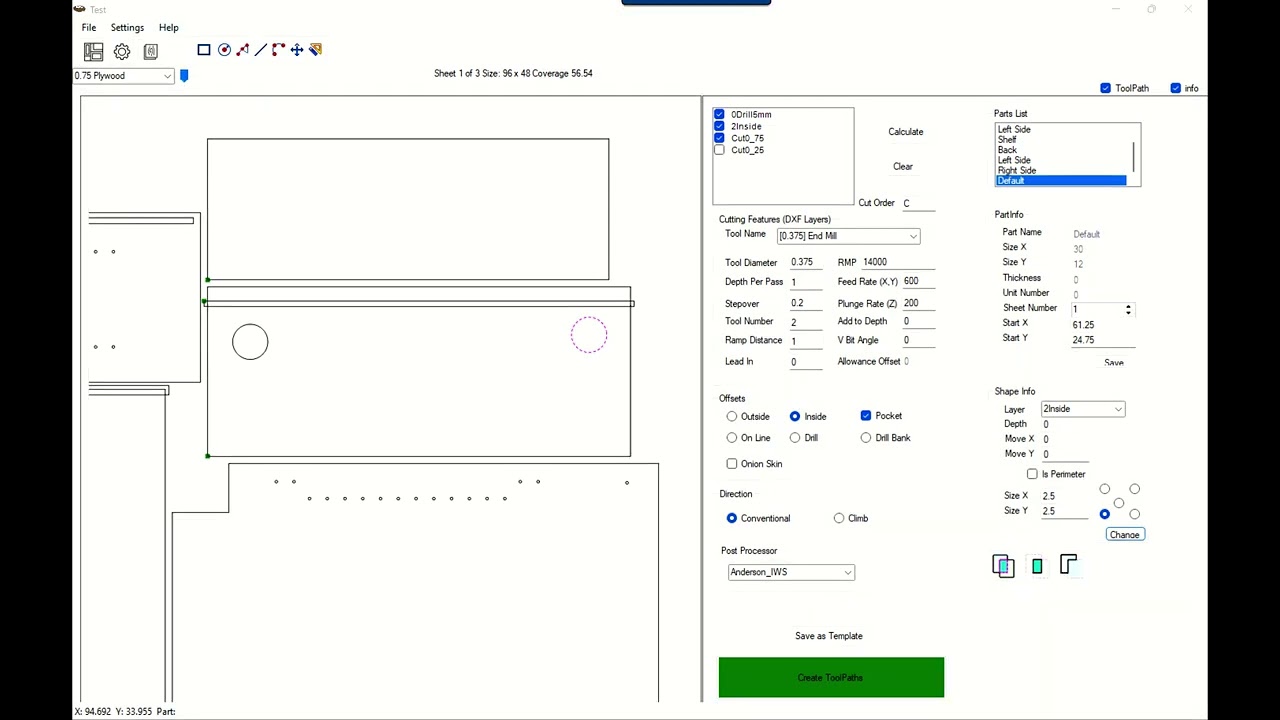 PartNester 4 Tutorial: Creating a New Part