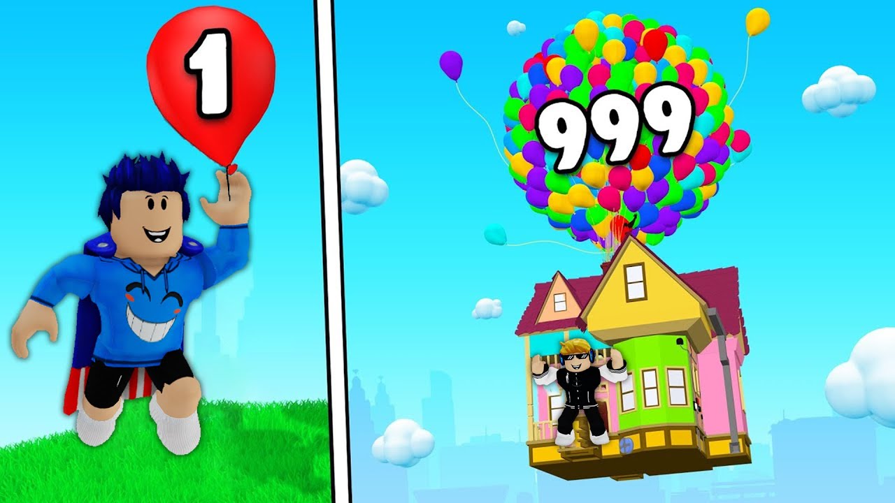 🎈 UÇAN BALONLARLA UZAYA ÇIKTIK! 😱 Roblox Balloon Simulator