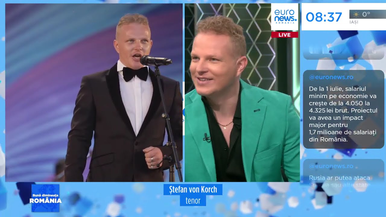 „Vivo per lei” și „Caruso”: Ștefan von Korch duce opera pe toate scenele