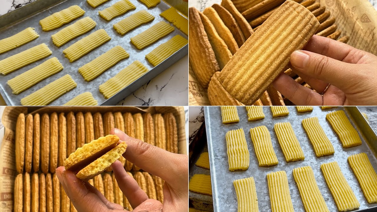 بسكوت العيد الاقتصادي بالكيس الحلواني اسهل واطعم وصفة للبسكوت هش ومميز👌🏻😍