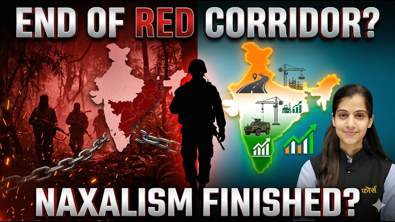 Naxal-Free India? End of Red Corridor Explained | Naxalism in India Full Analysis 🇮🇳