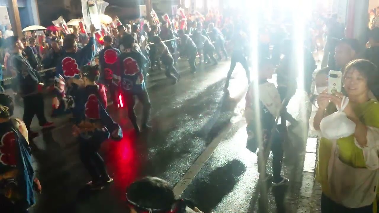 2025藤枝大祭り最終日 木町 上伝馬曳き違い