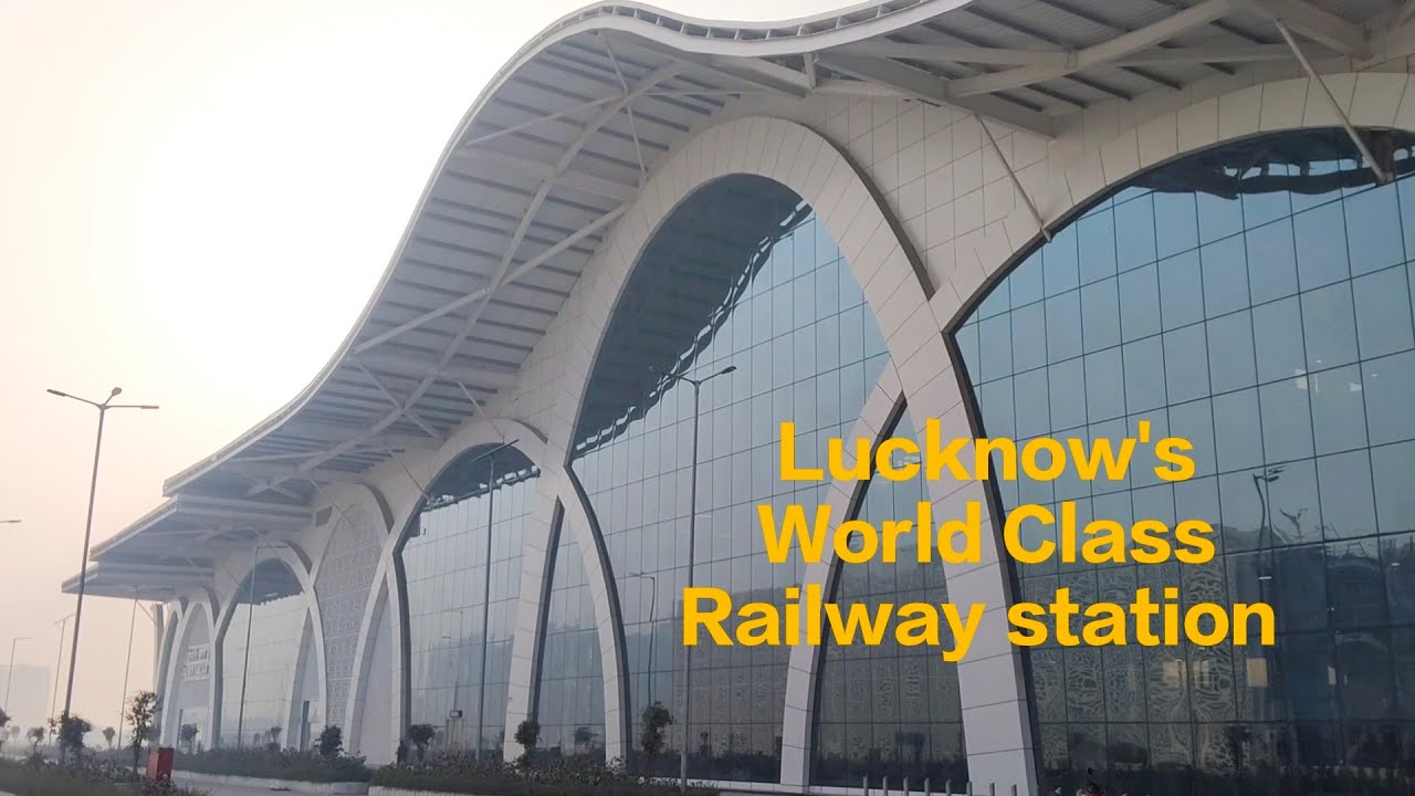 Gomti Nagar Railway Station Lucknow II World Class Station I Airport or Station #Lucknow #viralvideo
