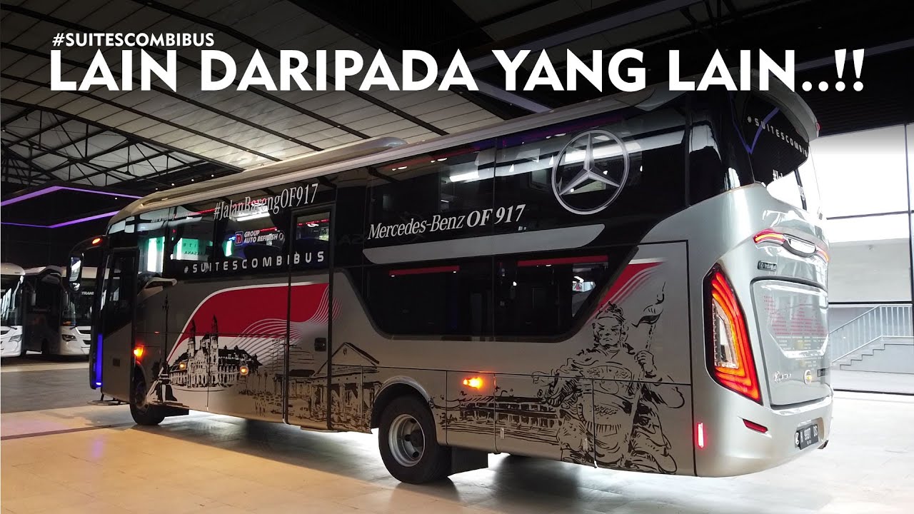 LIVERYNYA SPESIAL & INTERIOR TIDAK UMUM..!! | Mercedes Benz OF-917 Suites Combi Bus