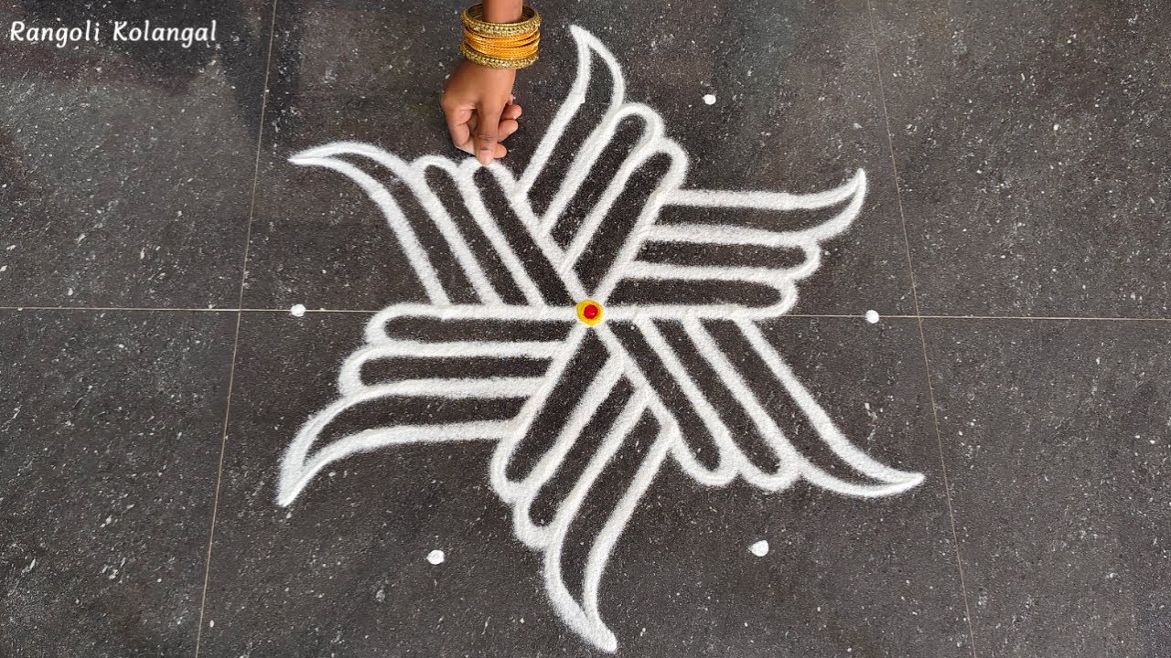 Thai madham special padi kolam | 5*3 beautiul Padi kolam | Easy Rangoli muggulu | Rangoli kolangal