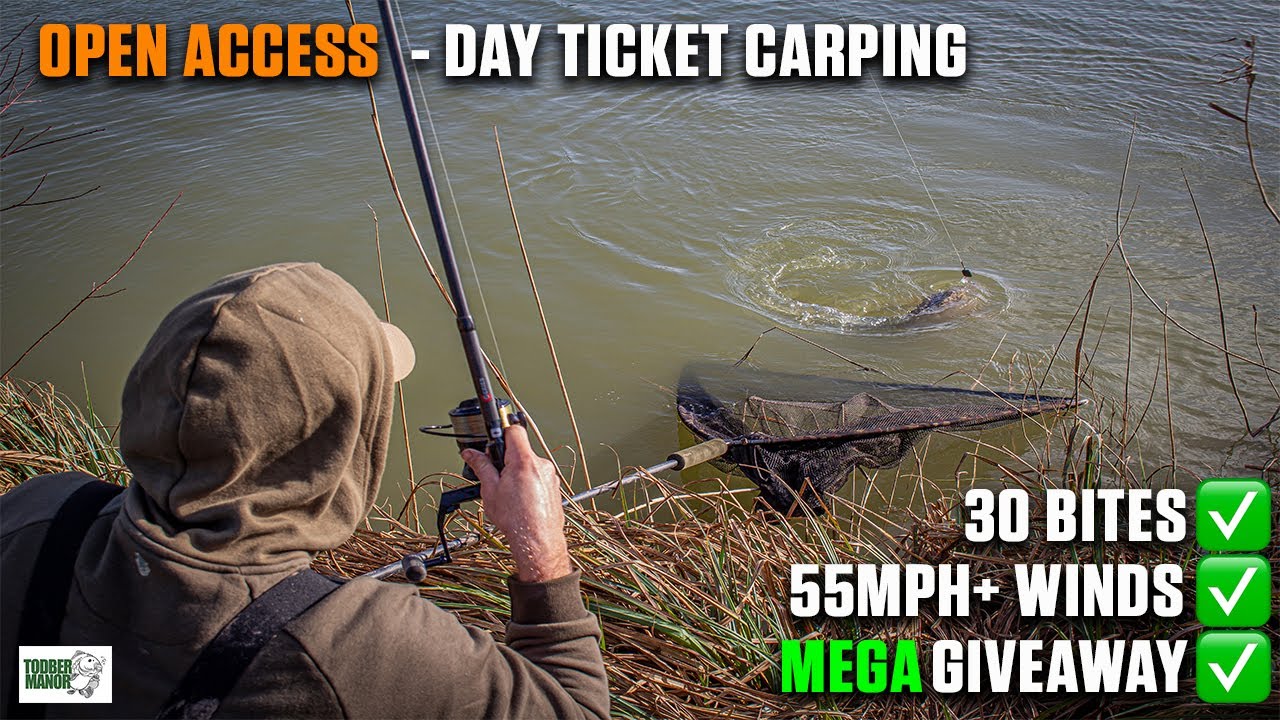 48hrs On Todber Manor Fisheries - 30 Bites In BIG Storm - RED Letter Session!!!🤘🏼🌪📮 +GIVEAWAY!